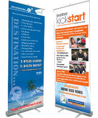 Roll-up Stands Roll-up Stands, ideal for trade shows
